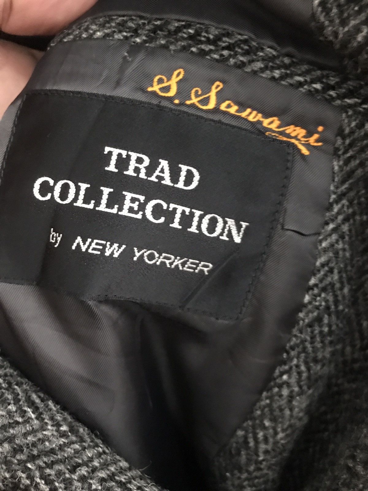 Harris Tweed Harris Tweed Trad Collection By New Yorker Wool Coat Jacket Size 38L - 5 Thumbnail
