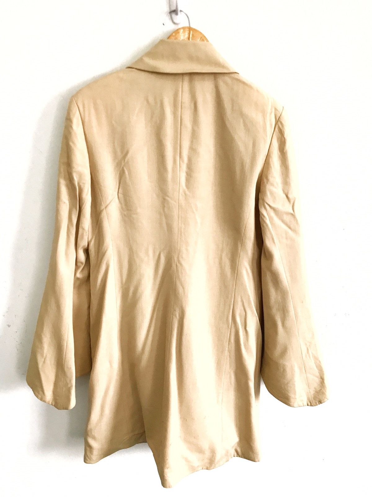 Designer Norma Kamali Long Jacket Armpit 19"x37" Size US S / EU 44-46 / 1 - 2 Thumbnail