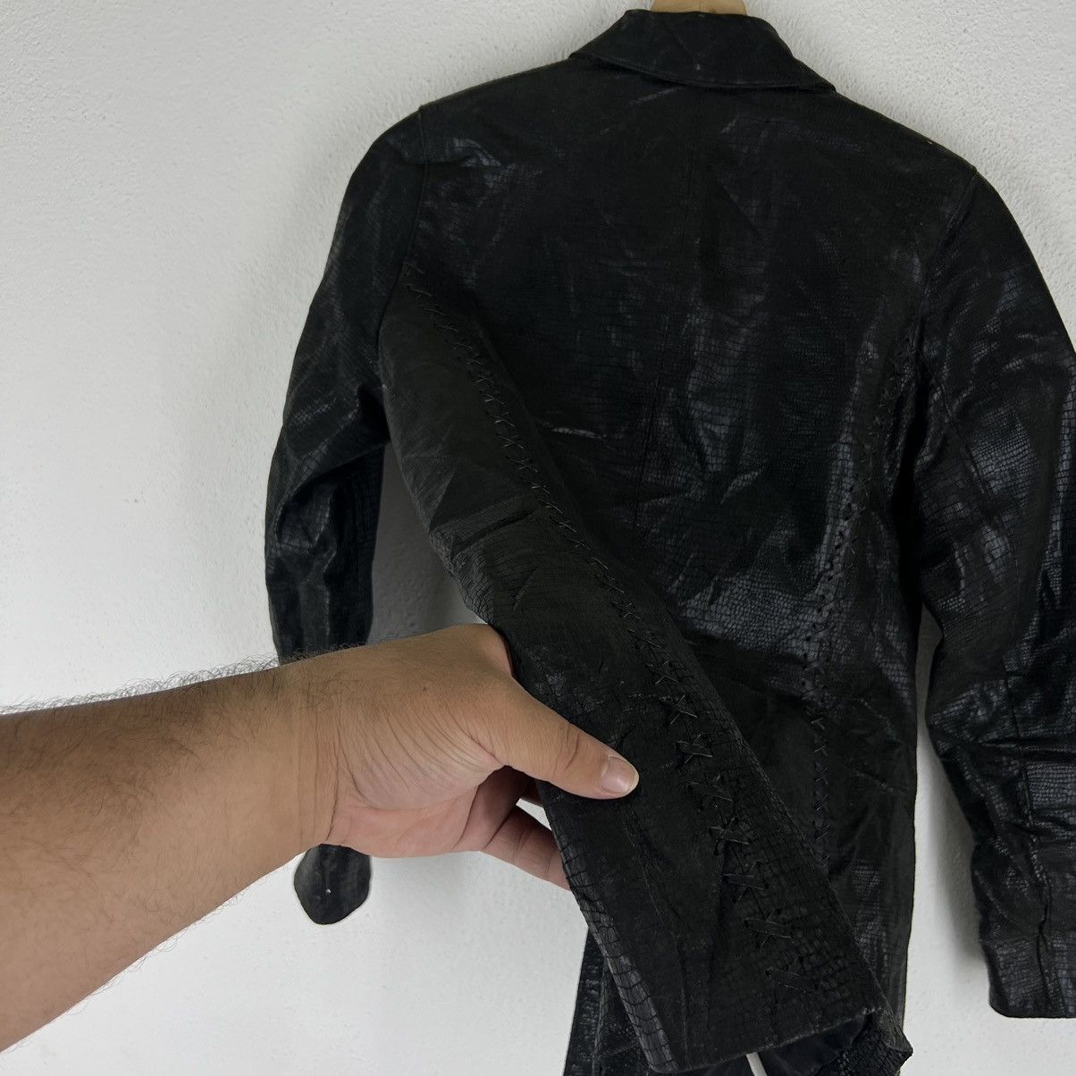 Japanese Brand VINTAGE LEATHER JACKET CAPTIOUS PERSON TOKYO ISSEY MIYAKE Size US S / EU 44-46 / 1 - 8 Thumbnail