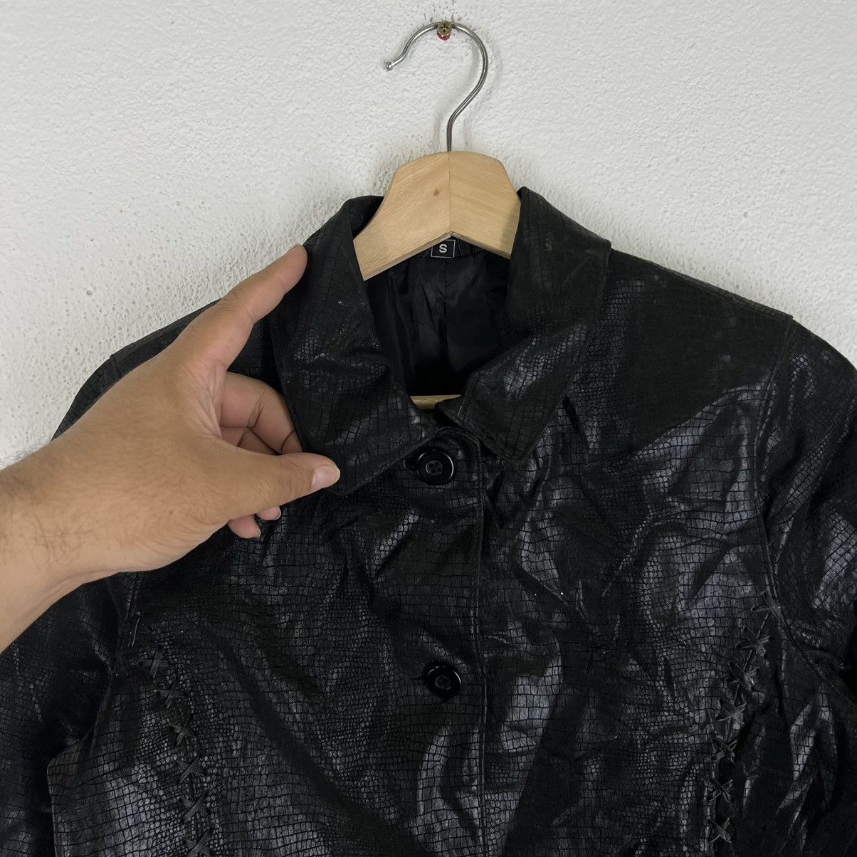 Japanese Brand VINTAGE LEATHER JACKET CAPTIOUS PERSON TOKYO ISSEY MIYAKE Size US S / EU 44-46 / 1 - 6 Thumbnail