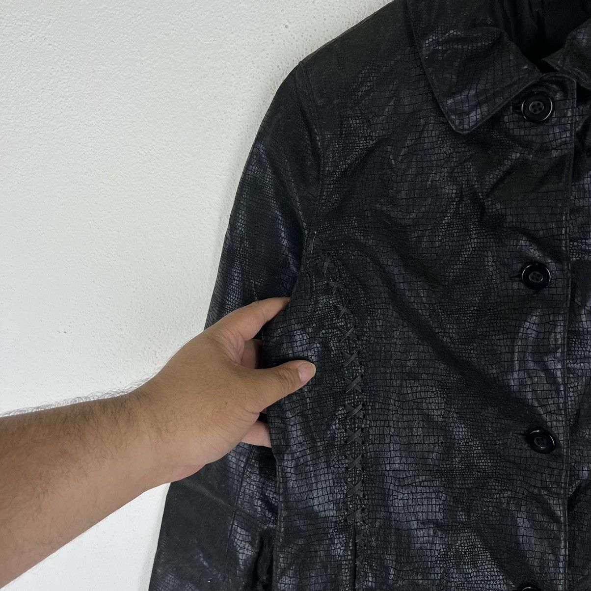Japanese Brand VINTAGE LEATHER JACKET CAPTIOUS PERSON TOKYO ISSEY MIYAKE Size US S / EU 44-46 / 1 - 4 Thumbnail