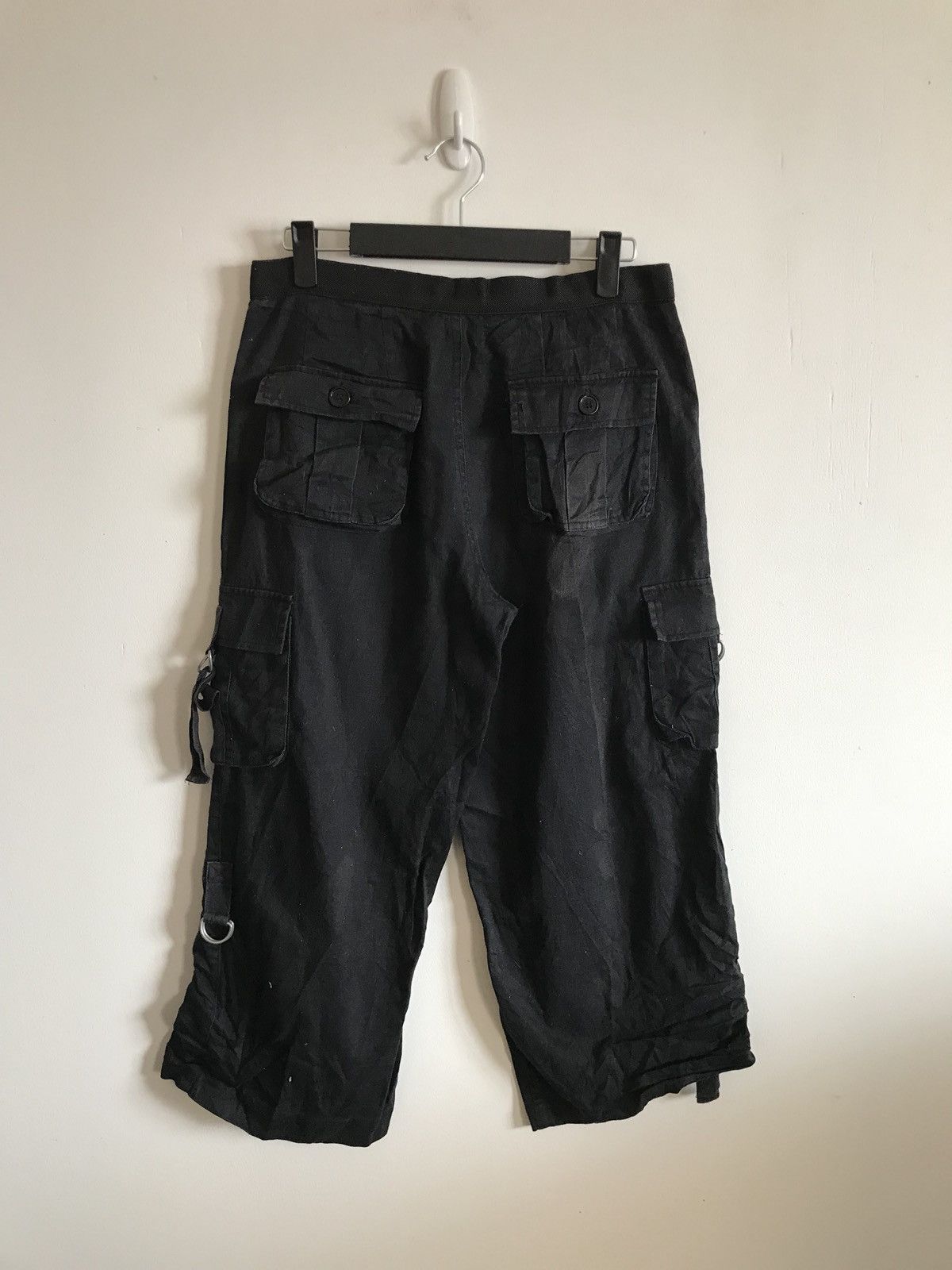 Japanese Brand Black Short Bondage Brand Unieme Cargo Military Tactical Size US 30 / EU 46 - 2 Thumbnail