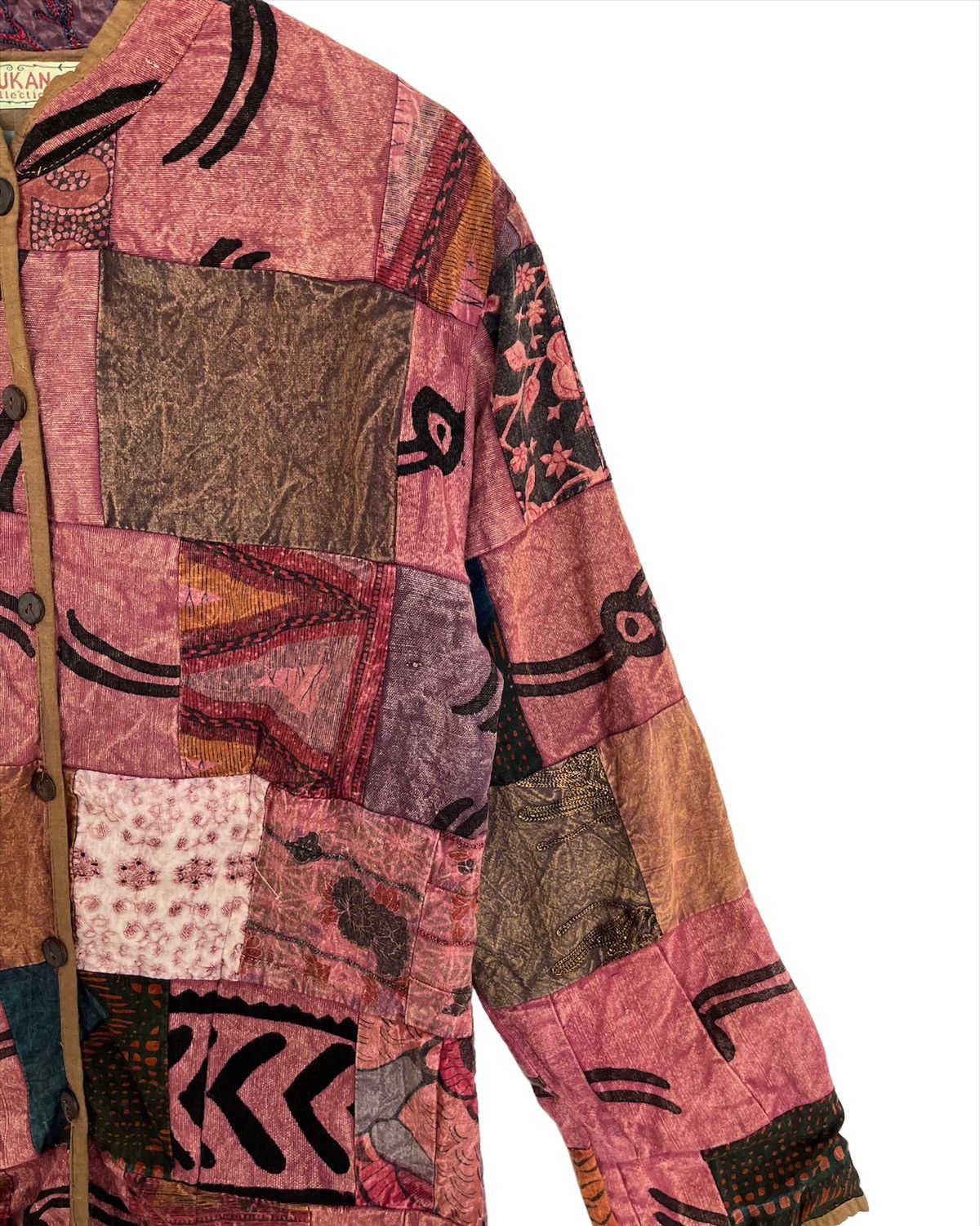 Vintage Vintage Dukan Collections Patchwork Shirt Size S / US 4 / IT 40 - 4 Thumbnail