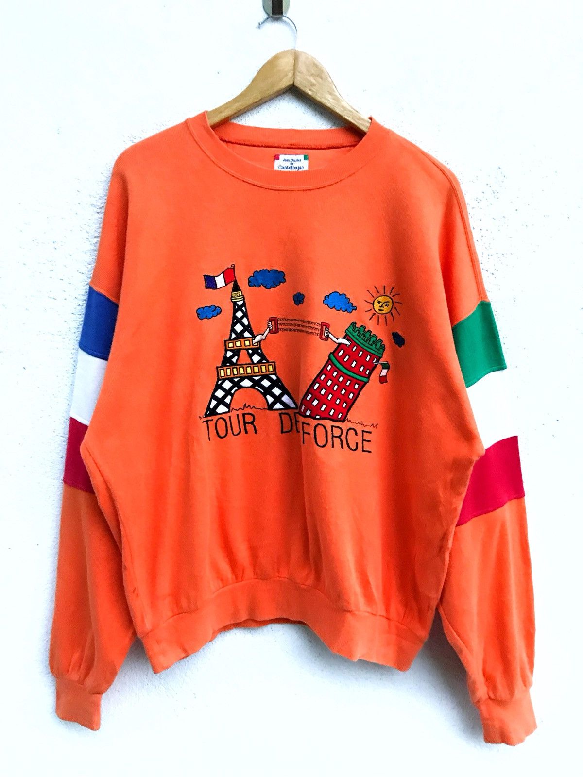 Jean Charles De Castelbajac Jean Charles De Castelbajac Sport Orange Colour Sweatshirt Size US M / EU 48-50 / 2 - 1 Thumbnail