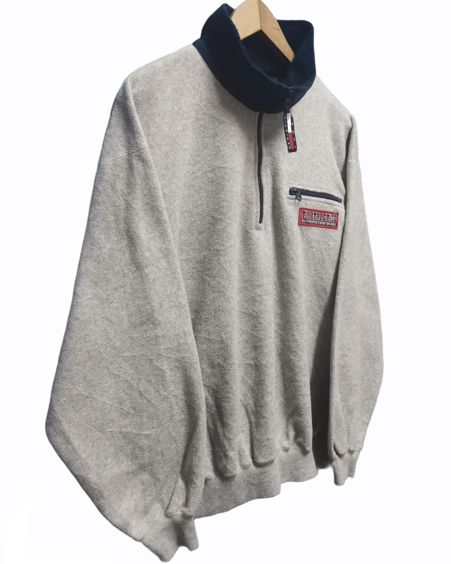 Tommy Hilfiger Tommy Hilfiger Athletic Sweatshirt Spellout - Big Logo Size US L / EU 52-54 / 3 - 4 Thumbnail