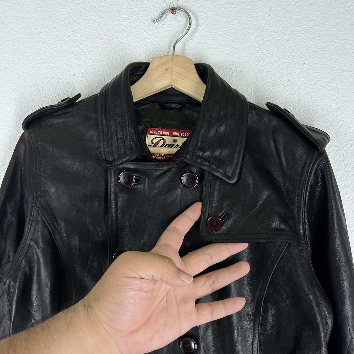 Japanese Brand VINTAGE SOFT LEATHER JACKET PARACHUTE BIKER JACKET Size L / US 10 / IT 46 - 6 Thumbnail