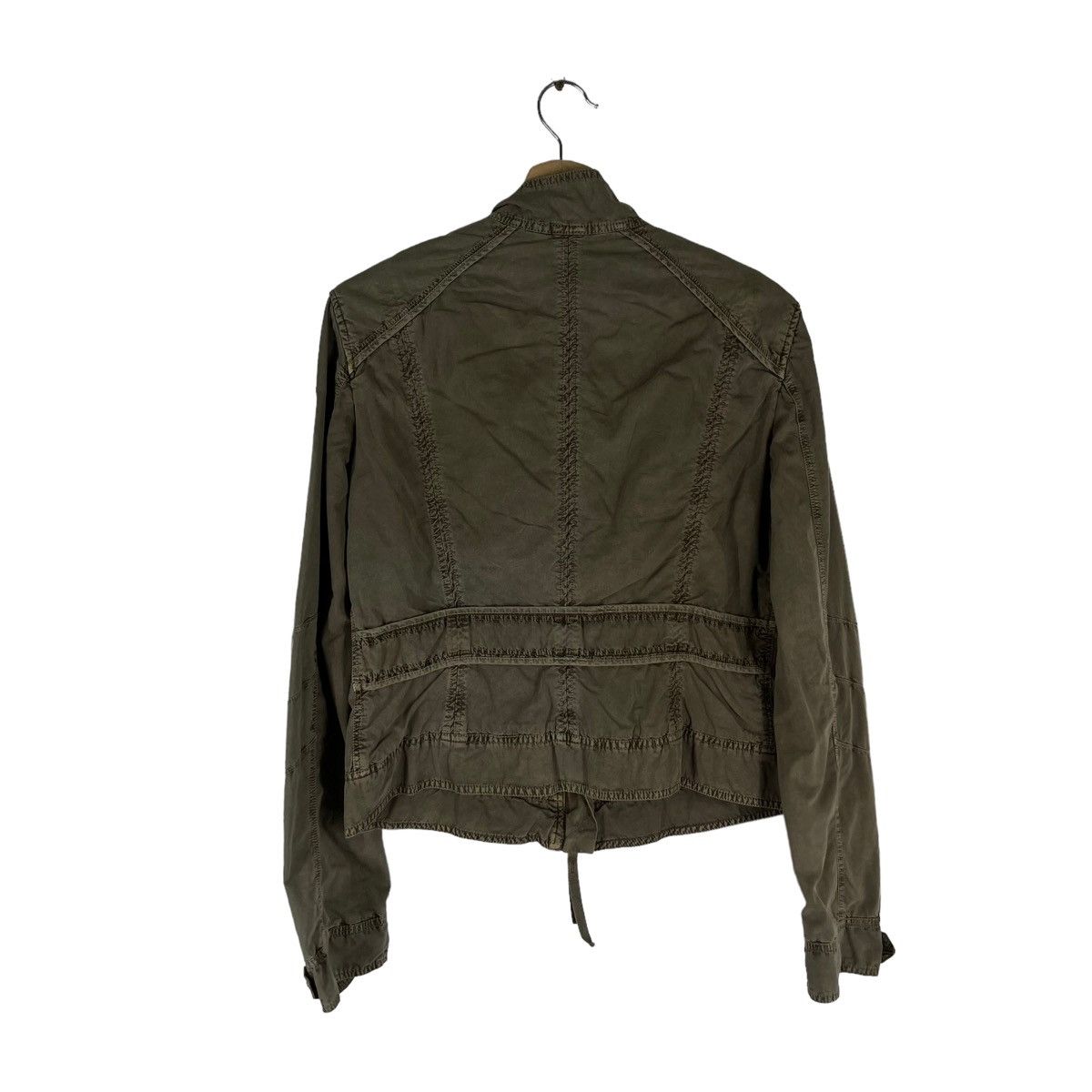 Japanese Brand PARACHUTE BIKER CROPPED JACKET MOGA RDZ ITALIA Size US M / EU 48-50 / 2 - 6 Thumbnail
