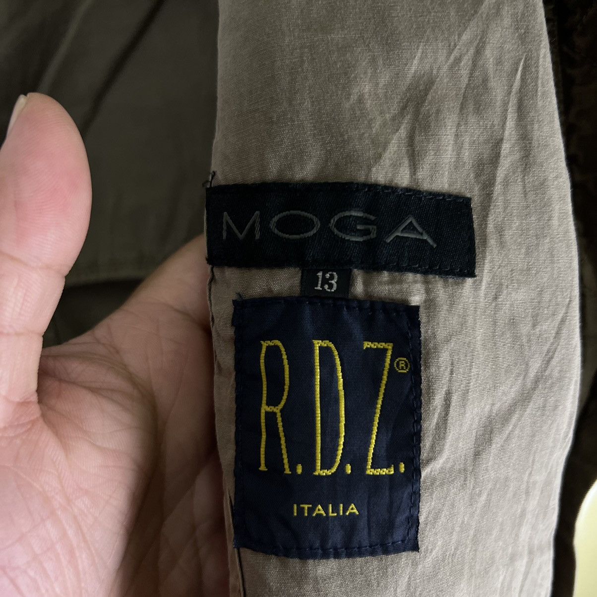 Japanese Brand PARACHUTE BIKER CROPPED JACKET MOGA RDZ ITALIA Size US M / EU 48-50 / 2 - 9 Thumbnail