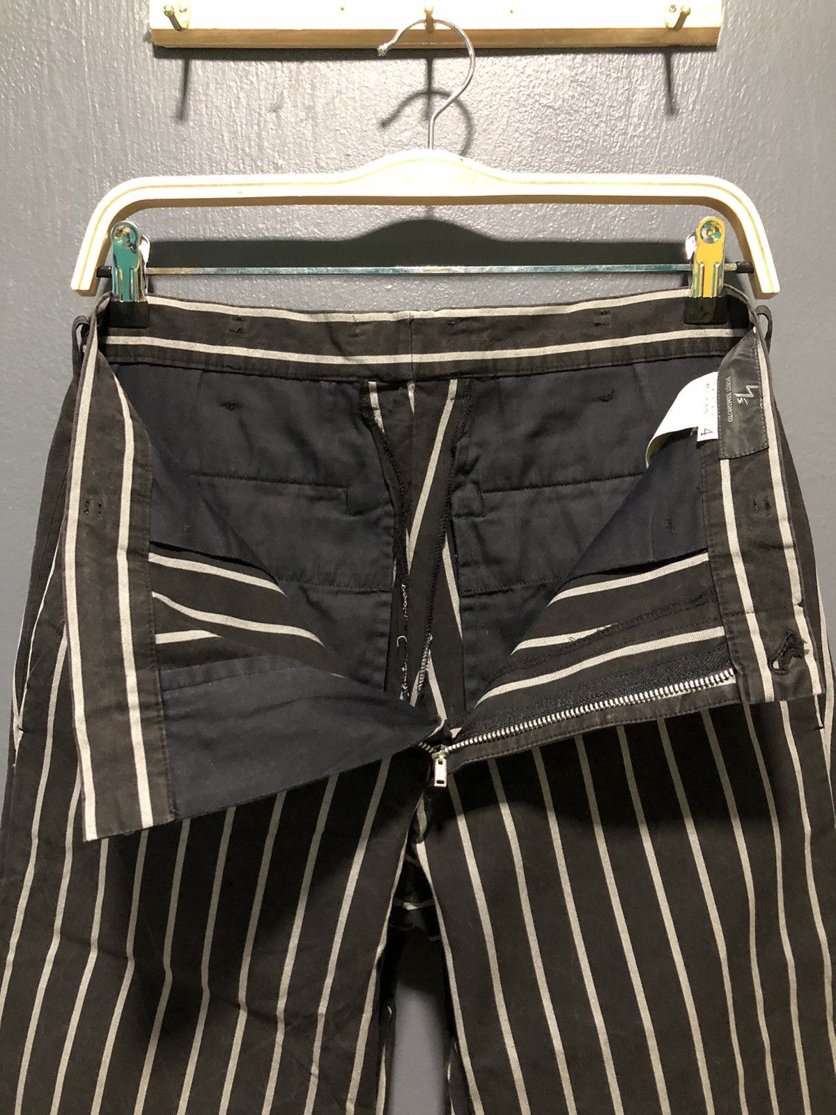 Y's × Y's for Men × Yohji Yamamoto Y’S YOHJI YAMAMOTO STRIPE PANTS Size US 30 / EU 46 - 5 Thumbnail