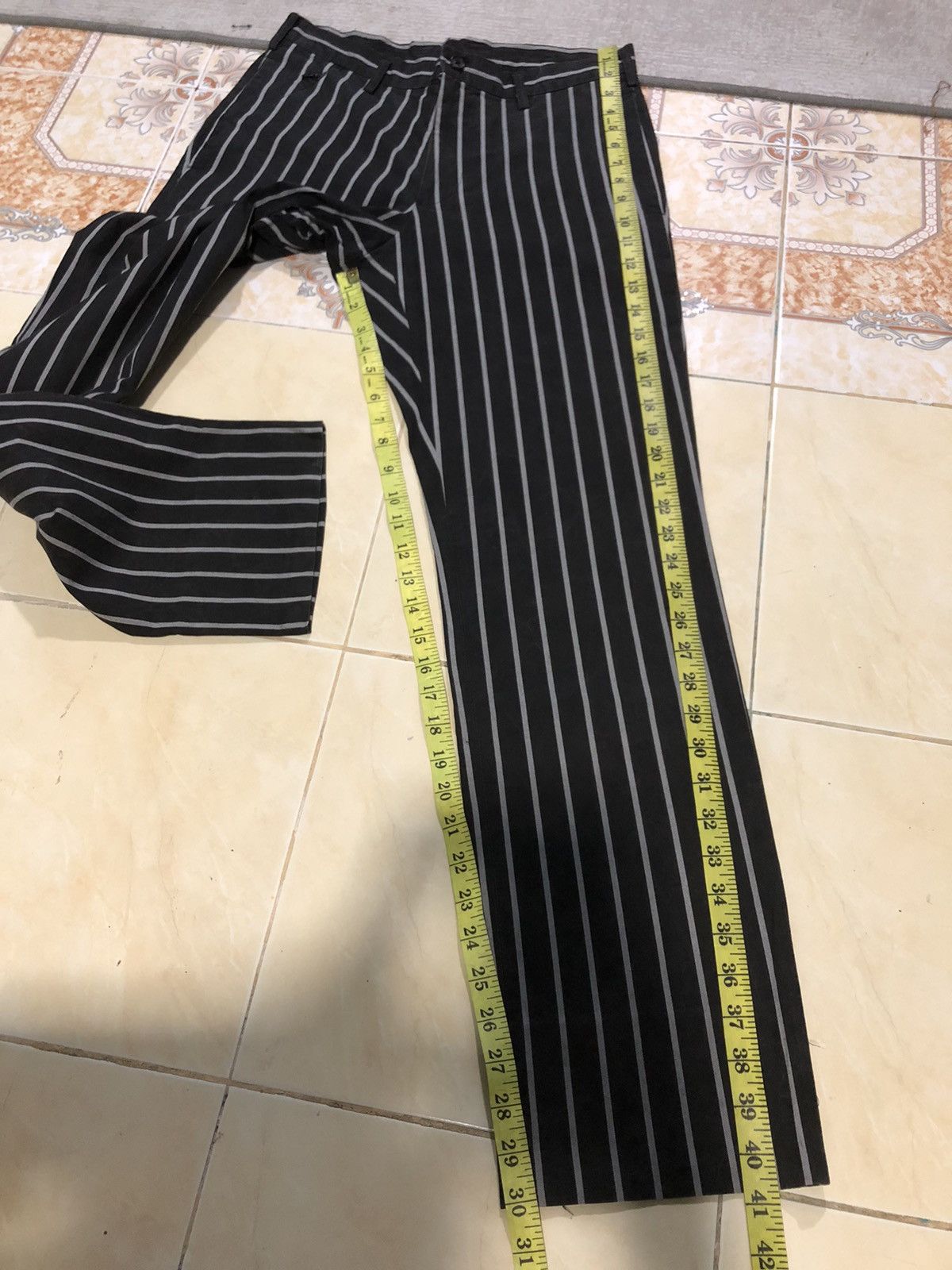 Y's × Y's for Men × Yohji Yamamoto Y’S YOHJI YAMAMOTO STRIPE PANTS Size US 30 / EU 46 - 9 Thumbnail