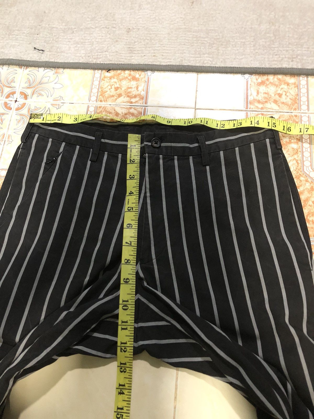 Y's × Y's for Men × Yohji Yamamoto Y’S YOHJI YAMAMOTO STRIPE PANTS Size US 30 / EU 46 - 7 Thumbnail