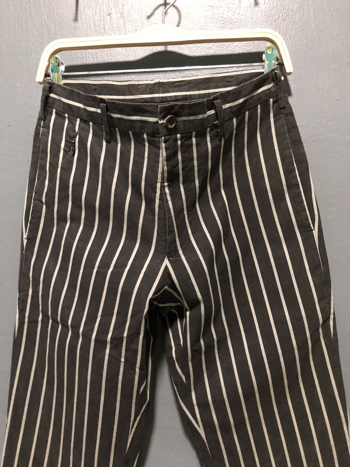 Y's × Y's for Men × Yohji Yamamoto Y’S YOHJI YAMAMOTO STRIPE PANTS Size US 30 / EU 46 - 3 Thumbnail