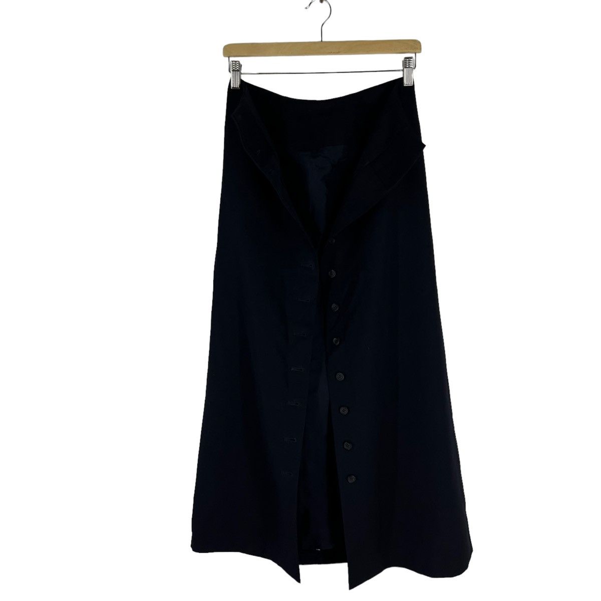 Yohji Yamamoto RARE RUNWAY Y’S YOHJI YAMAMOTO LONG SKIRT ICONIC BLACK Size 26" / US 2 / IT 38 - 8 Thumbnail