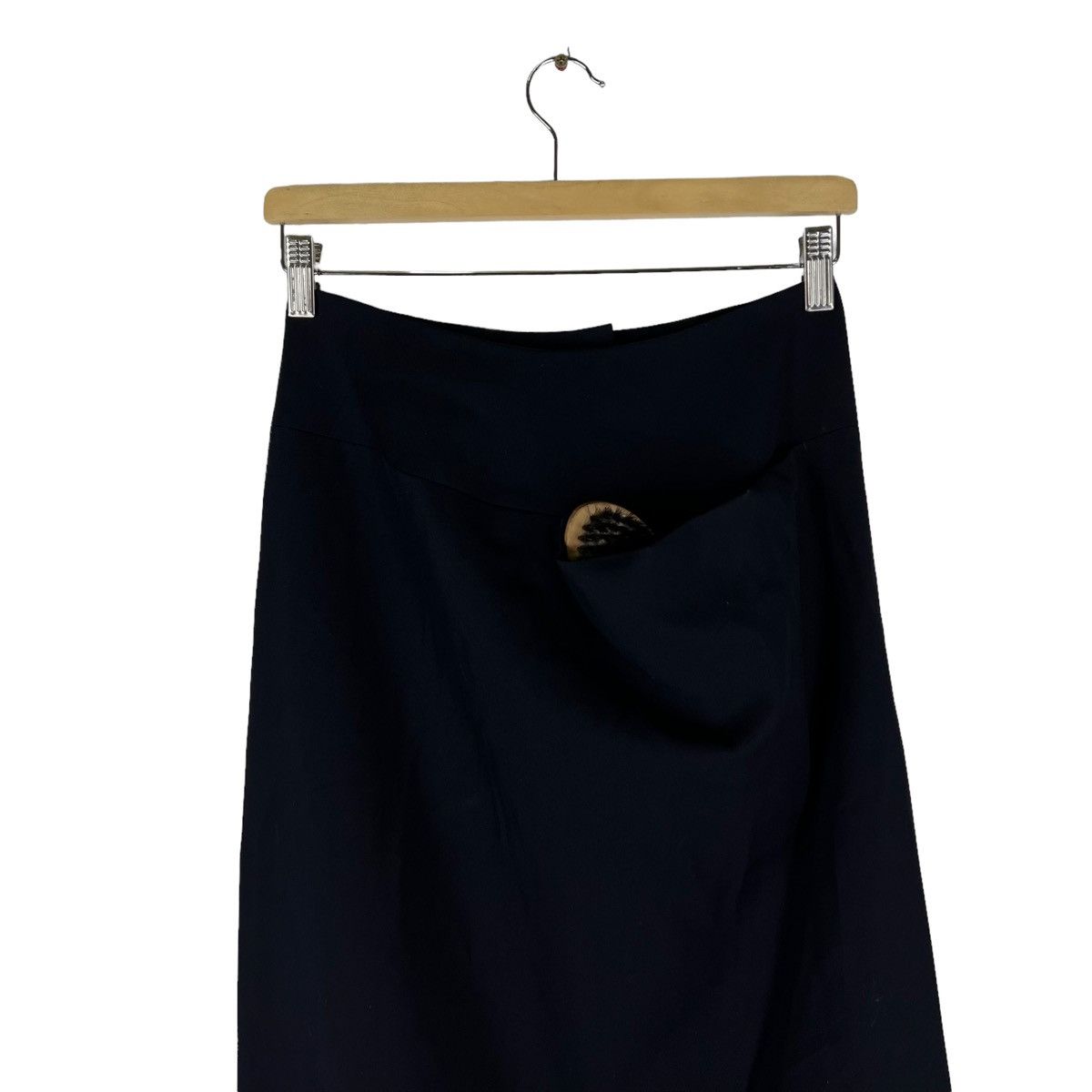 Yohji Yamamoto RARE RUNWAY Y’S YOHJI YAMAMOTO LONG SKIRT ICONIC BLACK Size 26" / US 2 / IT 38 - 7 Thumbnail