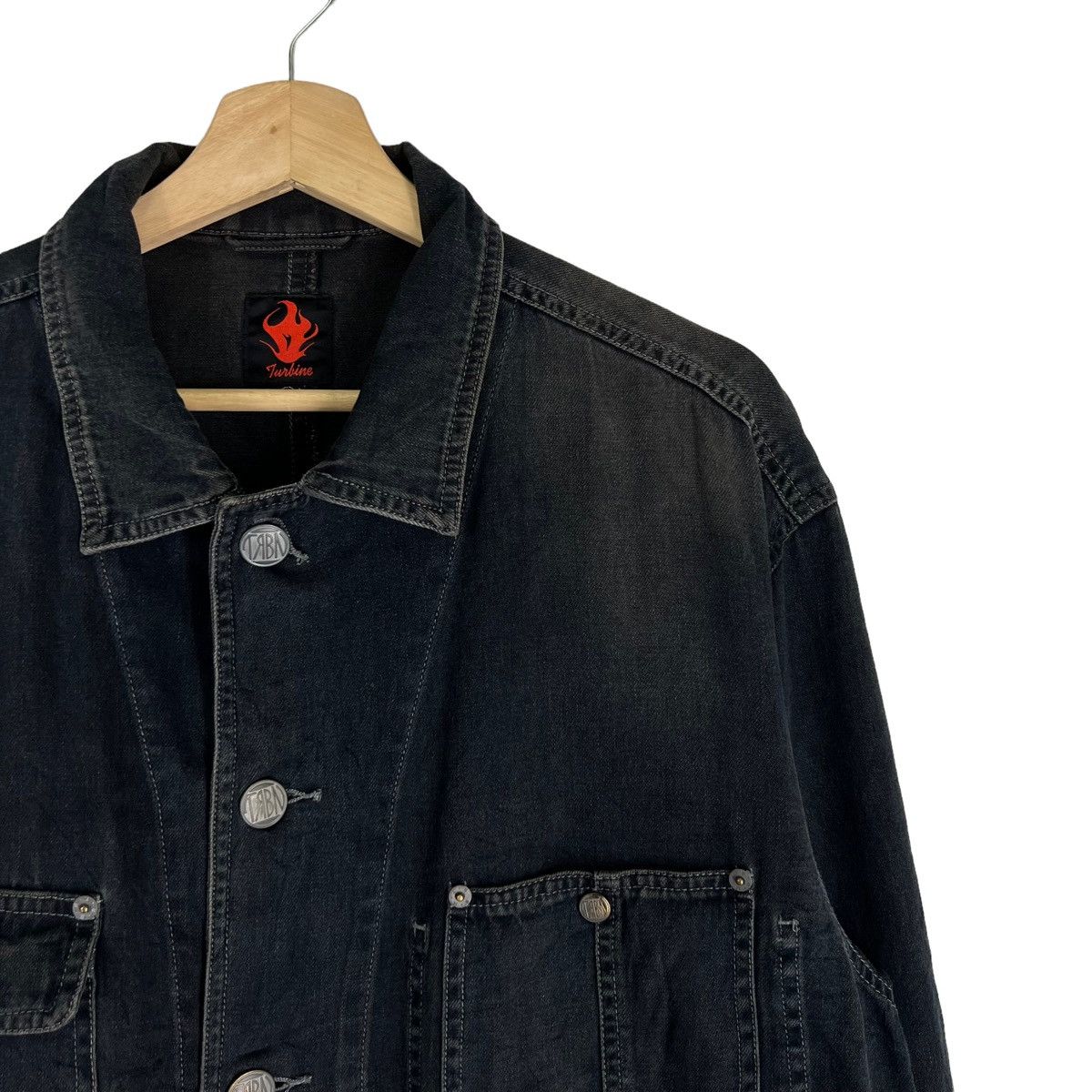 Japanese Brand × Vintage VINTAGE HIKORY CHORE JACKET TURBINE INSPIRED ISSEY MIYAKE Size US M / EU 48-50 / 2 - 5 Thumbnail
