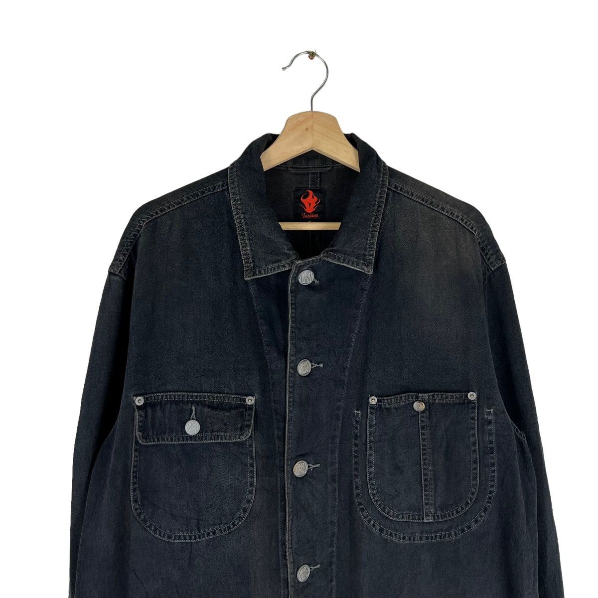 Japanese Brand × Vintage VINTAGE HIKORY CHORE JACKET TURBINE INSPIRED ISSEY MIYAKE Size US M / EU 48-50 / 2 - 6 Thumbnail