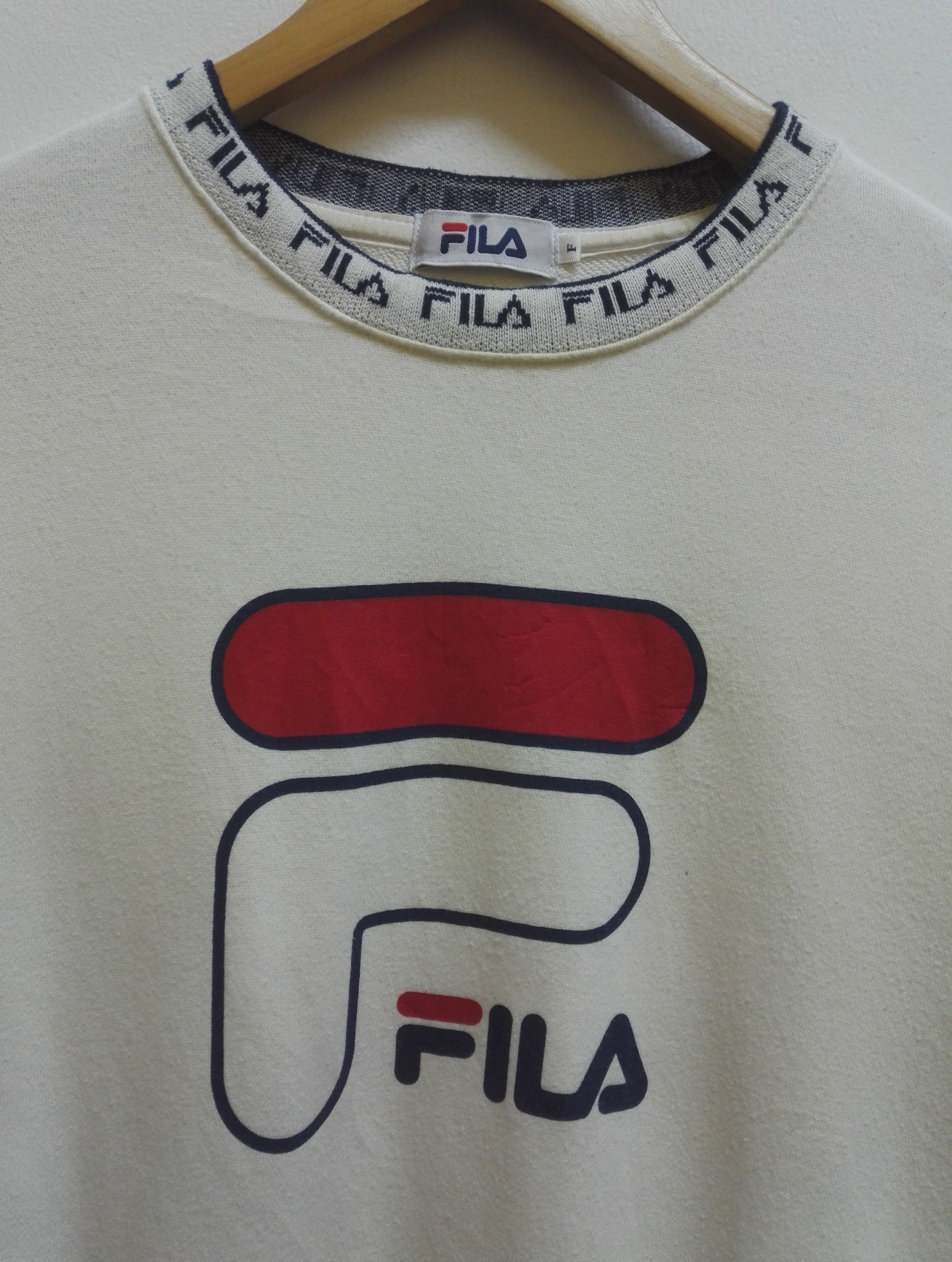 Fila Vintage FILA Big Logo Sweatshirts Size US S / EU 44-46 / 1 - 2 Thumbnail