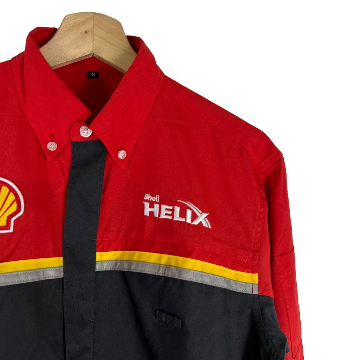 Sports Specialties × Vintage VINTAGE SHELL HELIX WORKERS BIG LOGO RACING WEAR Size US S / EU 44-46 / 1 - 4 Thumbnail