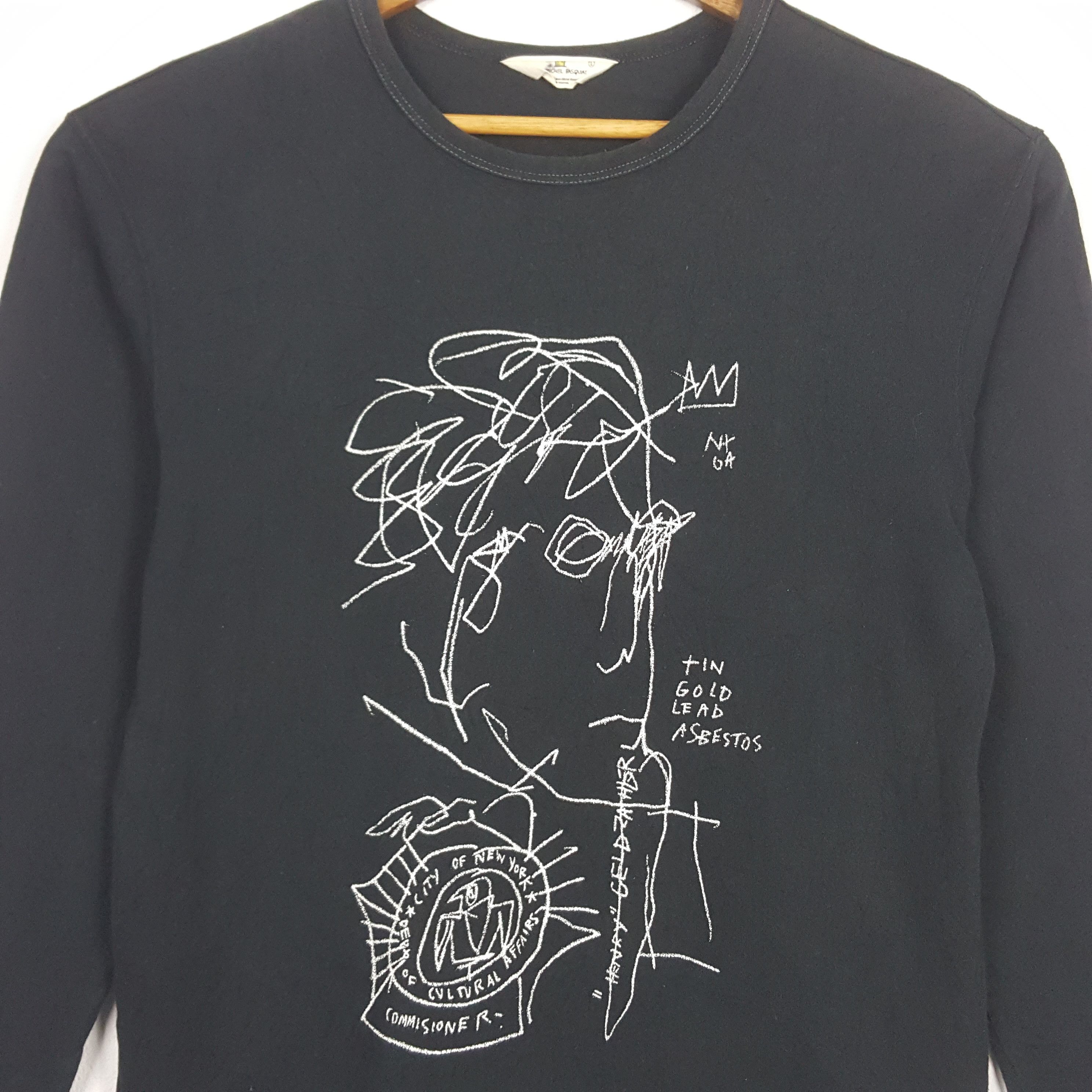 Japanese Brand × Jean-Michel Basquiat × Vintage Vintage Jeans Michel Basquiat art design t-shirt Size US M / EU 48-50 / 2 - 2 Thumbnail