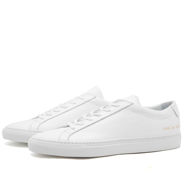 Common Projects ORIGINAL ACHILLES LOW WHITE 1528 0506 US 12 EU 45 | Grailed