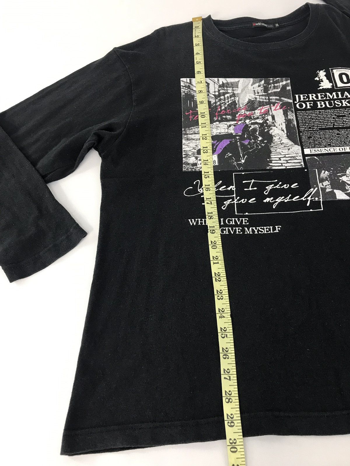 Vintage Long Sleeve T.Shirst Jeremiad Of Busker Essence Of Uk Rock Size US XL / EU 56 / 4 - 9 Thumbnail