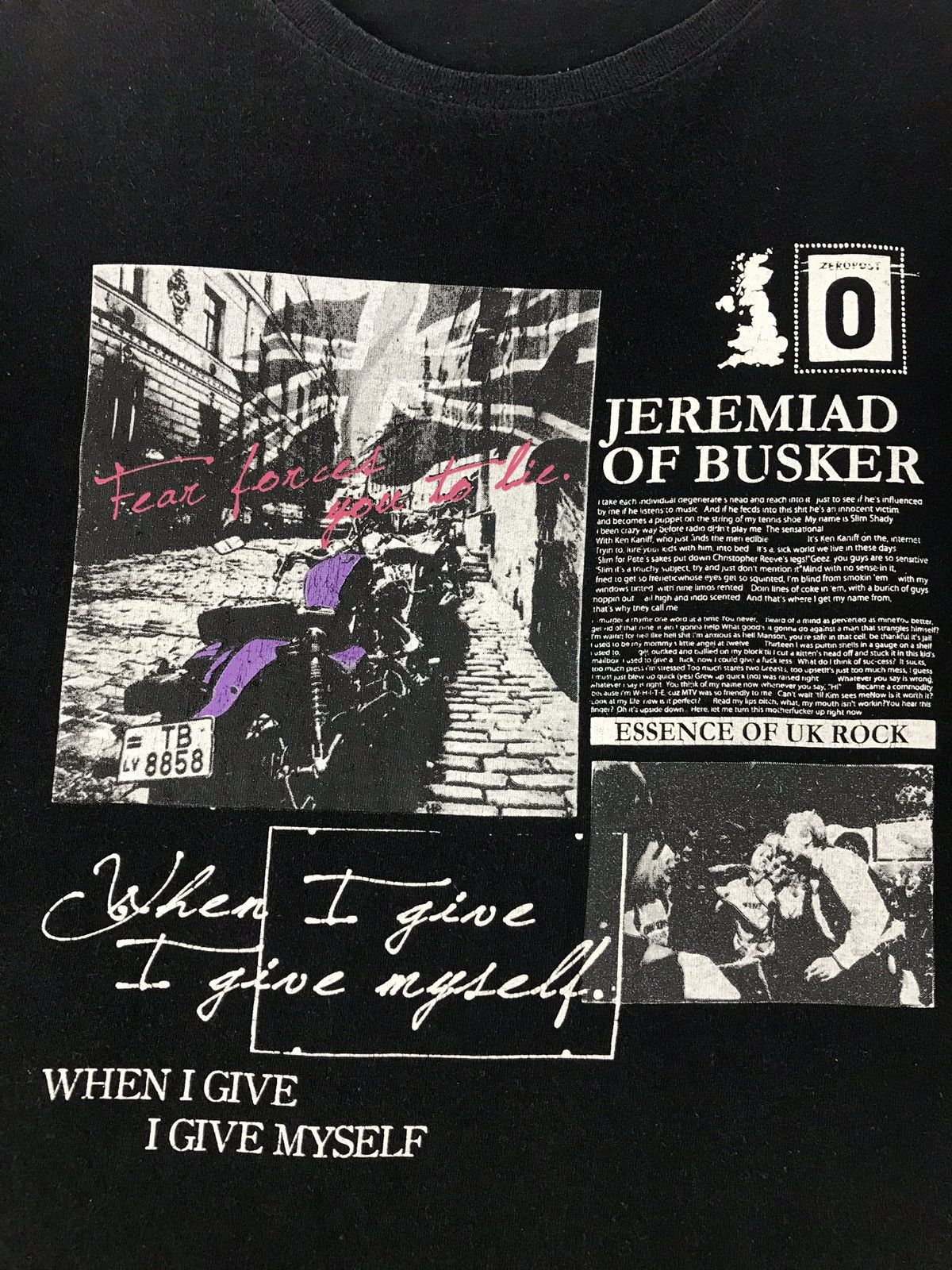 Vintage Long Sleeve T.Shirst Jeremiad Of Busker Essence Of Uk Rock Size US XL / EU 56 / 4 - 4 Thumbnail