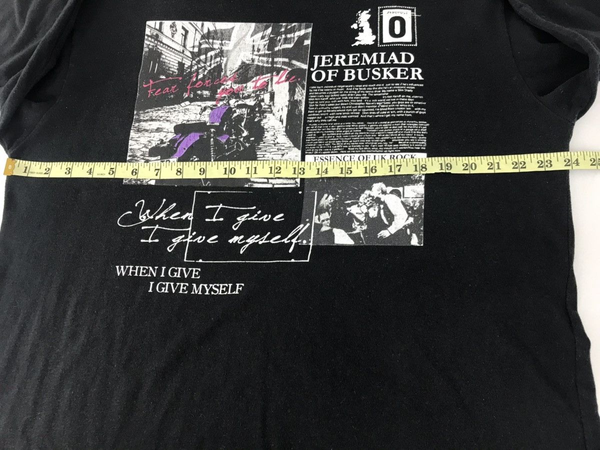 Vintage Long Sleeve T.Shirst Jeremiad Of Busker Essence Of Uk Rock Size US XL / EU 56 / 4 - 8 Thumbnail