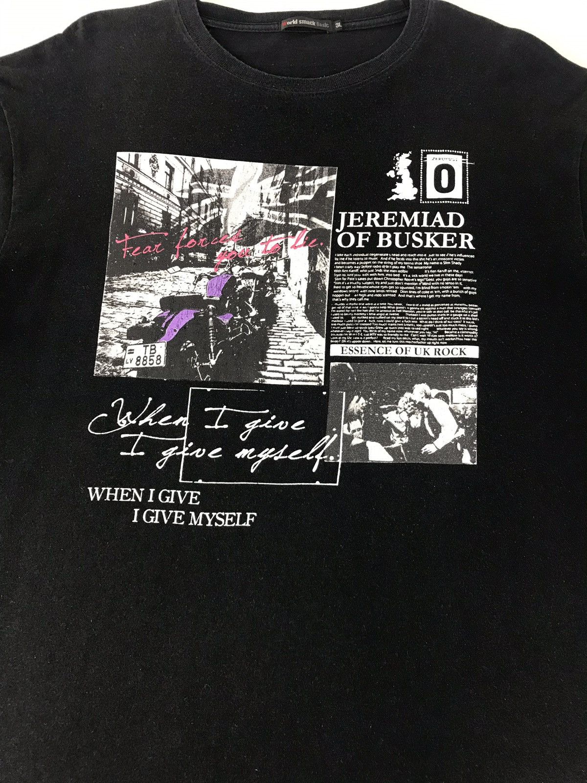Vintage Long Sleeve T.Shirst Jeremiad Of Busker Essence Of Uk Rock Size US XL / EU 56 / 4 - 3 Thumbnail