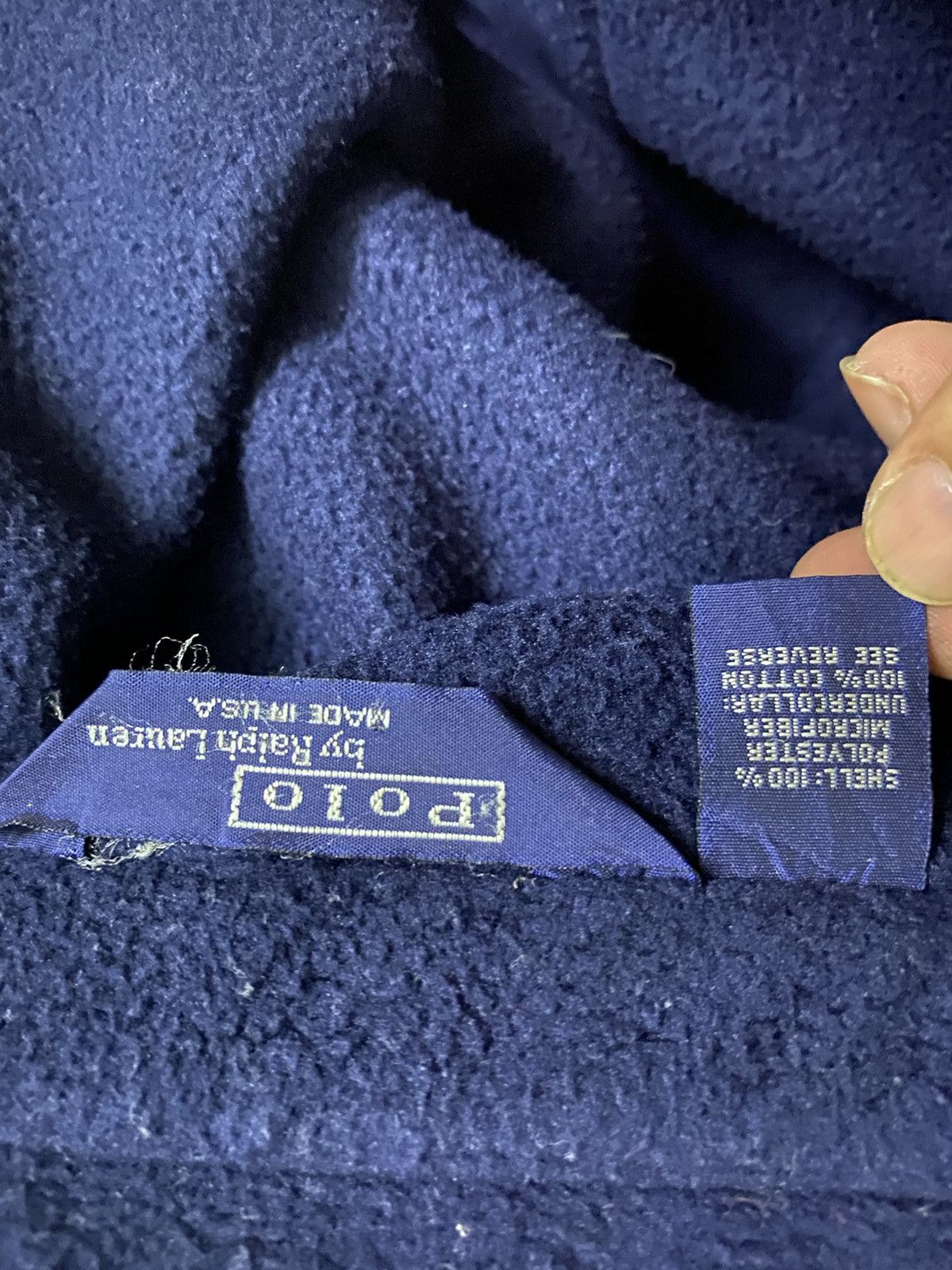 Polo Ralph Lauren Vintage Polo Ralph Lauren Fleece Jacket Size US M / EU 48-50 / 2 - 5 Thumbnail