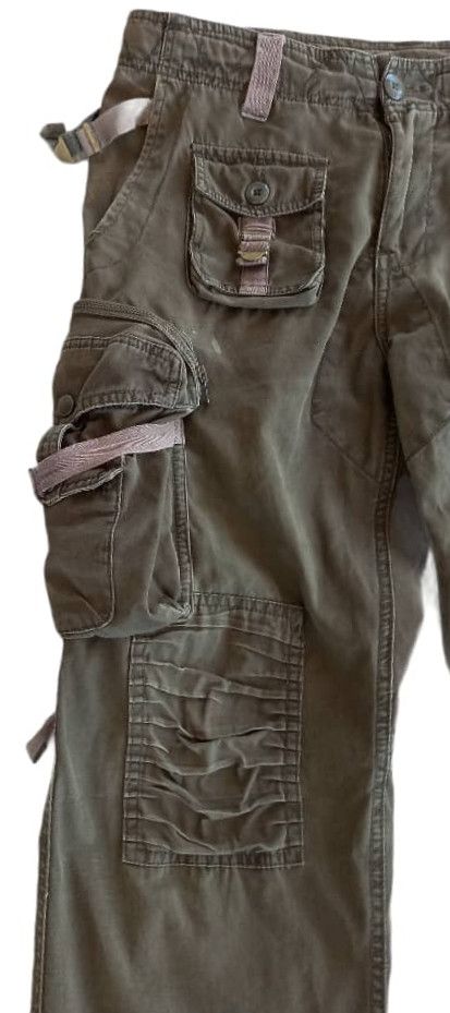 Japanese Brand Vintage Multi-Pocket Tactical Cargo Pants Size US 32 / EU 48 - 5 Thumbnail