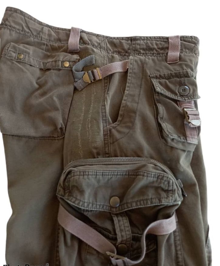 Japanese Brand Vintage Multi-Pocket Tactical Cargo Pants Size US 32 / EU 48 - 12 Thumbnail