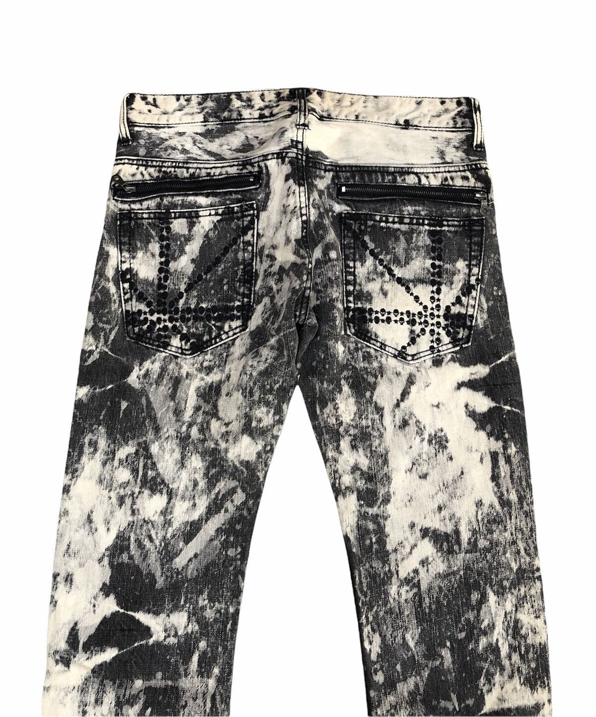 Designer × Japanese Brand Nice Design Urban Craft Custom made Acid Wash Denim Pants Size US 32 / EU 48 - 7 Thumbnail