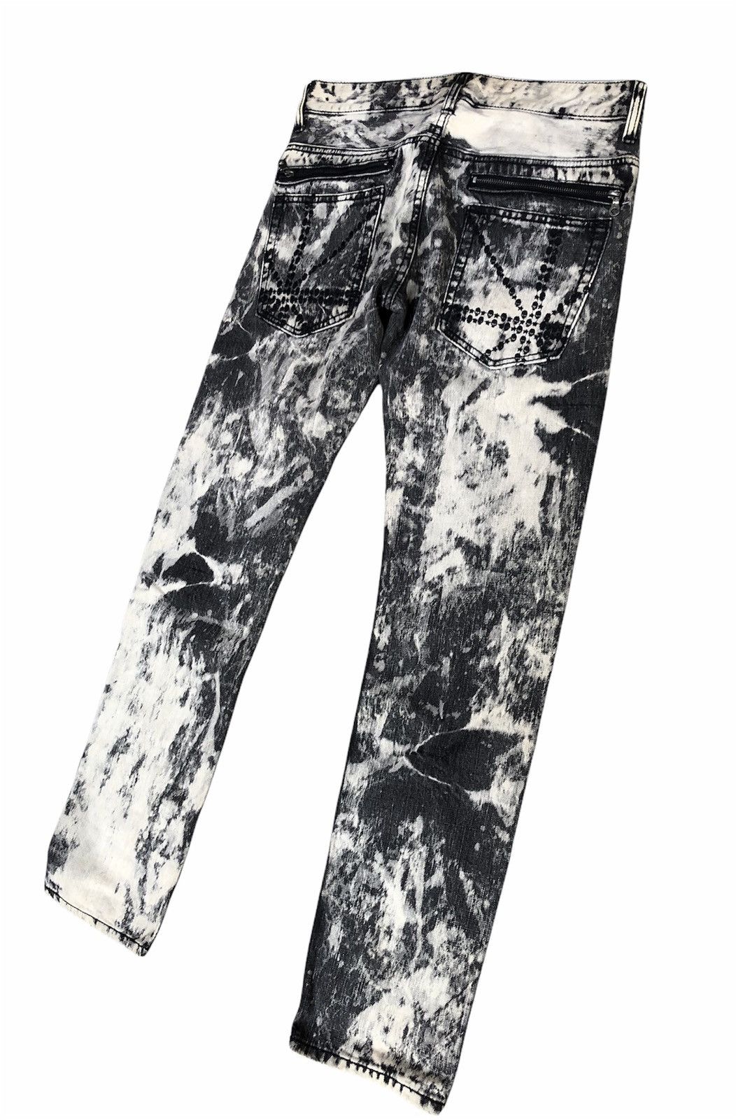 Designer × Japanese Brand Nice Design Urban Craft Custom made Acid Wash Denim Pants Size US 32 / EU 48 - 9 Thumbnail