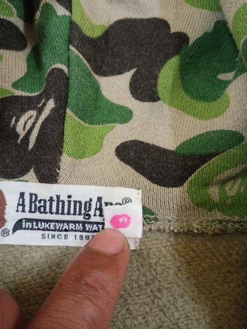 Bape Bapesta ABC Camo Full Zipper Hoodie Sweatshirt Size XS / US 0-2 / IT 36-38 - 8 Thumbnail