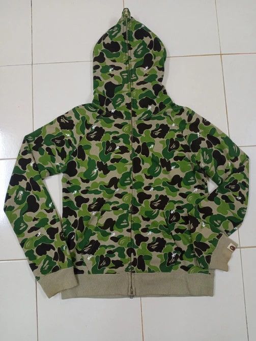 Bape Bapesta ABC Camo Full Zipper Hoodie Sweatshirt Size XS / US 0-2 / IT 36-38 - 1 Thumbnail