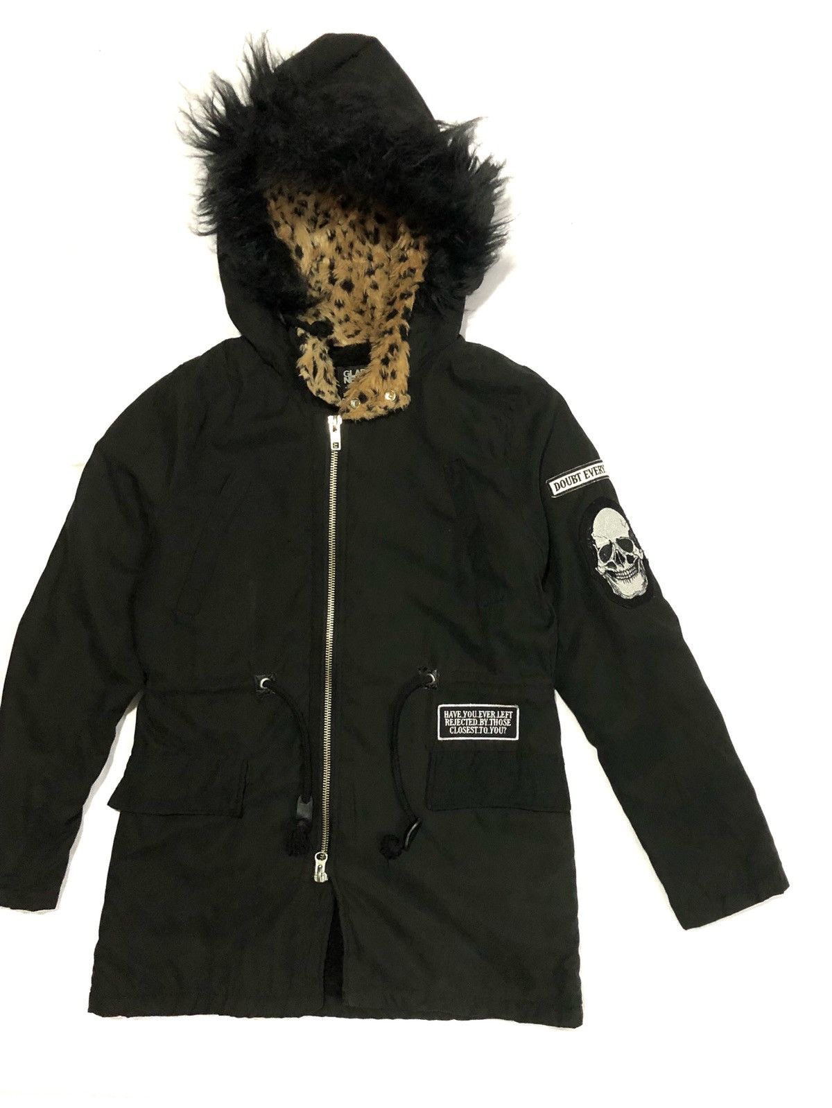 Japanese Brand Japanese Brand GLAD NEWS Skull Wings Spellout Logo Hoodie Size US S / EU 44-46 / 1 - 2 Thumbnail