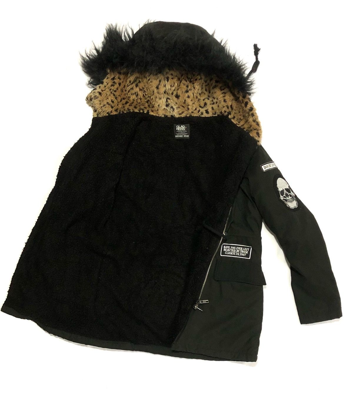 Japanese Brand Japanese Brand GLAD NEWS Skull Wings Spellout Logo Hoodie Size US S / EU 44-46 / 1 - 4 Thumbnail