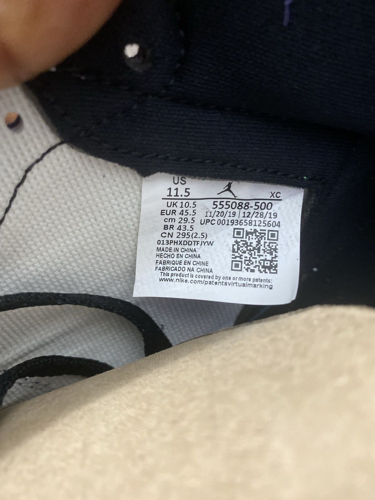 Jordan Brand Jordan 1 “Court Purple 2.0 2020” Size US 11.5 / EU 44-45 - 6 Thumbnail