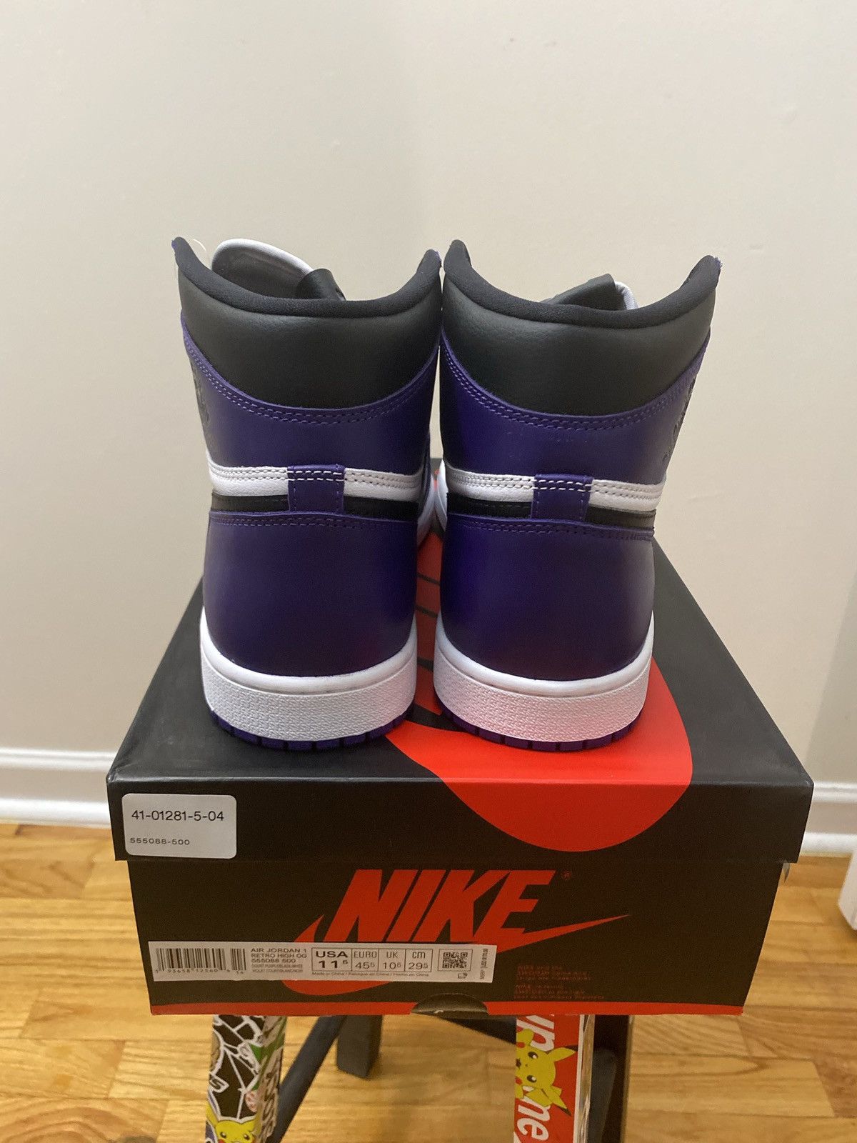 Jordan Brand Jordan 1 “Court Purple 2.0 2020” Size US 11.5 / EU 44-45 - 3 Thumbnail