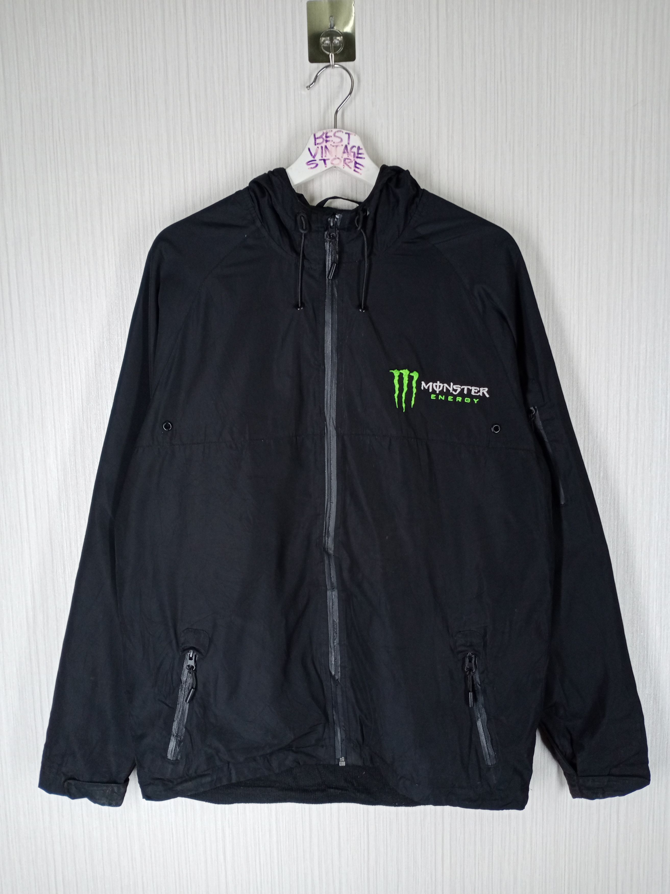 Sports Specialties Vintage Monster Energy Embroidered Logo Hoodie Jacket Size US M / EU 48-50 / 2 - 2 Thumbnail