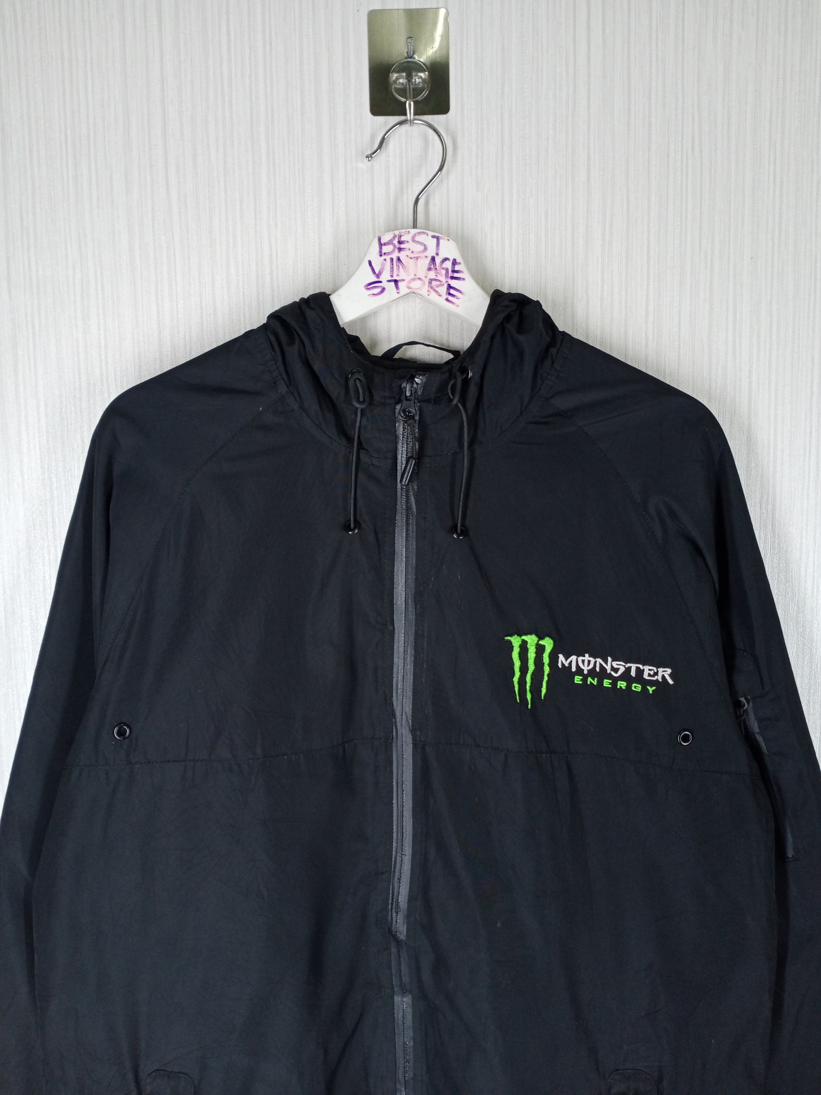 Sports Specialties Vintage Monster Energy Embroidered Logo Hoodie Jacket Size US M / EU 48-50 / 2 - 9 Thumbnail