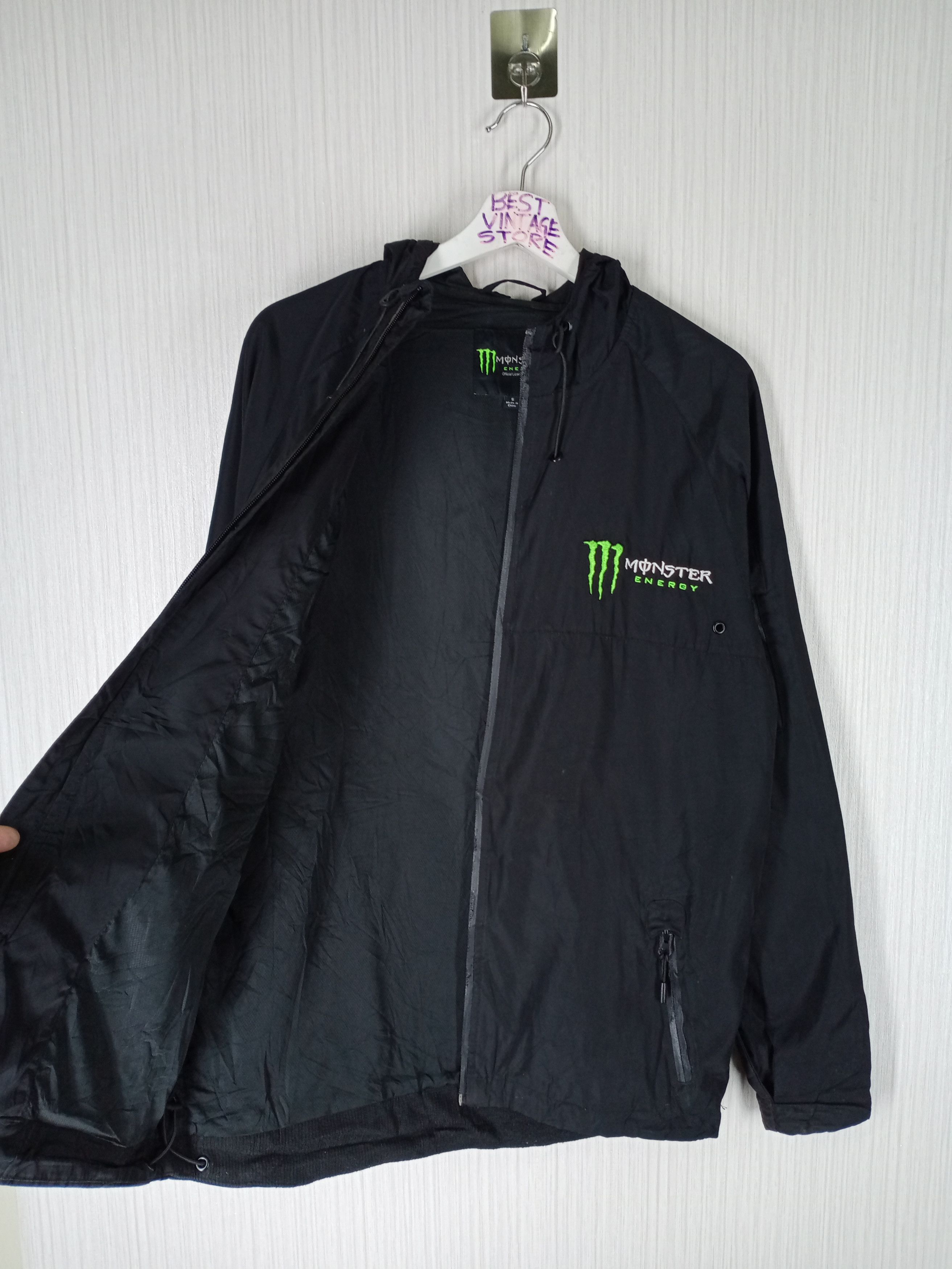 Sports Specialties Vintage Monster Energy Embroidered Logo Hoodie Jacket Size US M / EU 48-50 / 2 - 3 Thumbnail