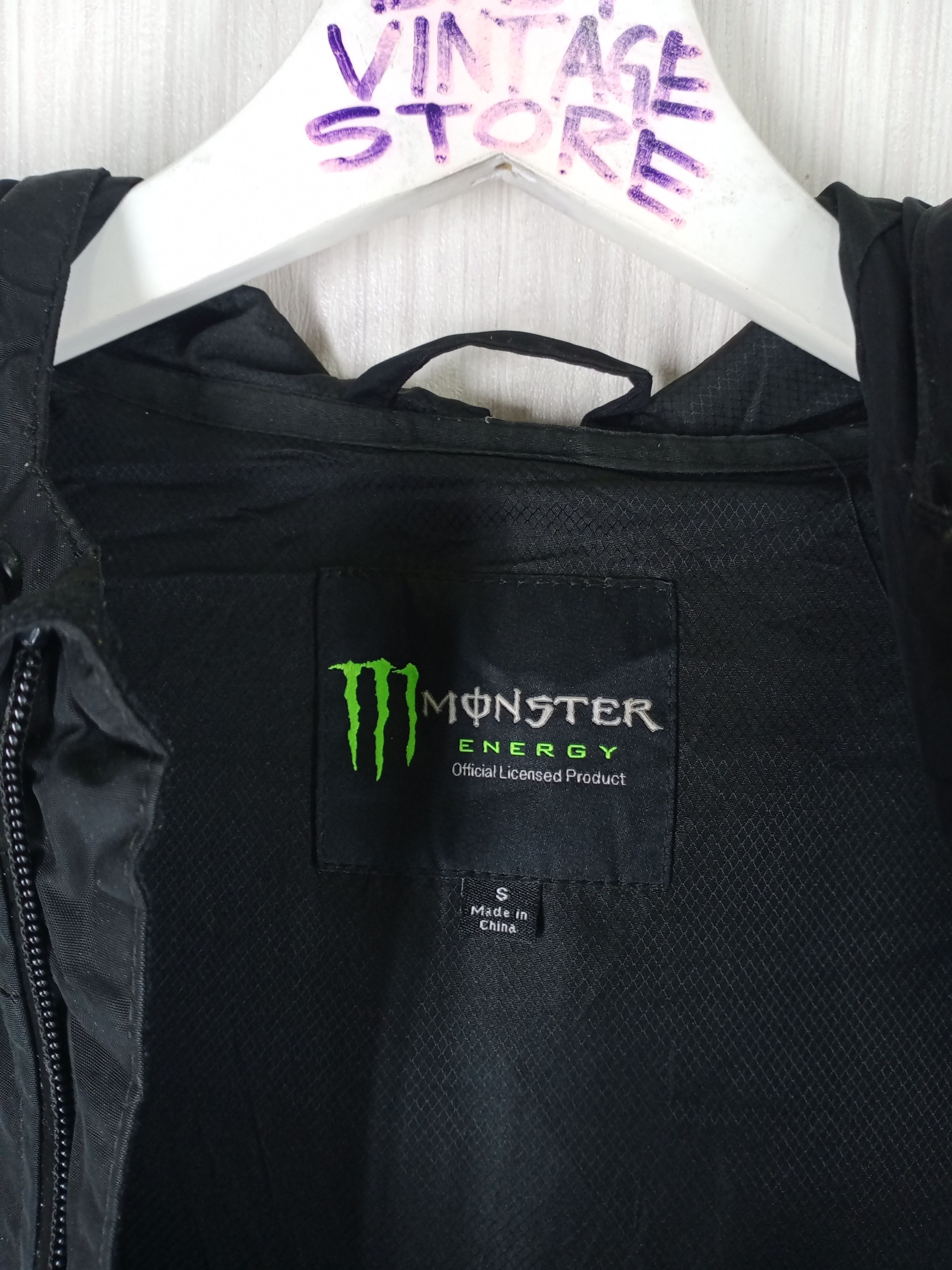 Sports Specialties Vintage Monster Energy Embroidered Logo Hoodie Jacket Size US M / EU 48-50 / 2 - 11 Thumbnail