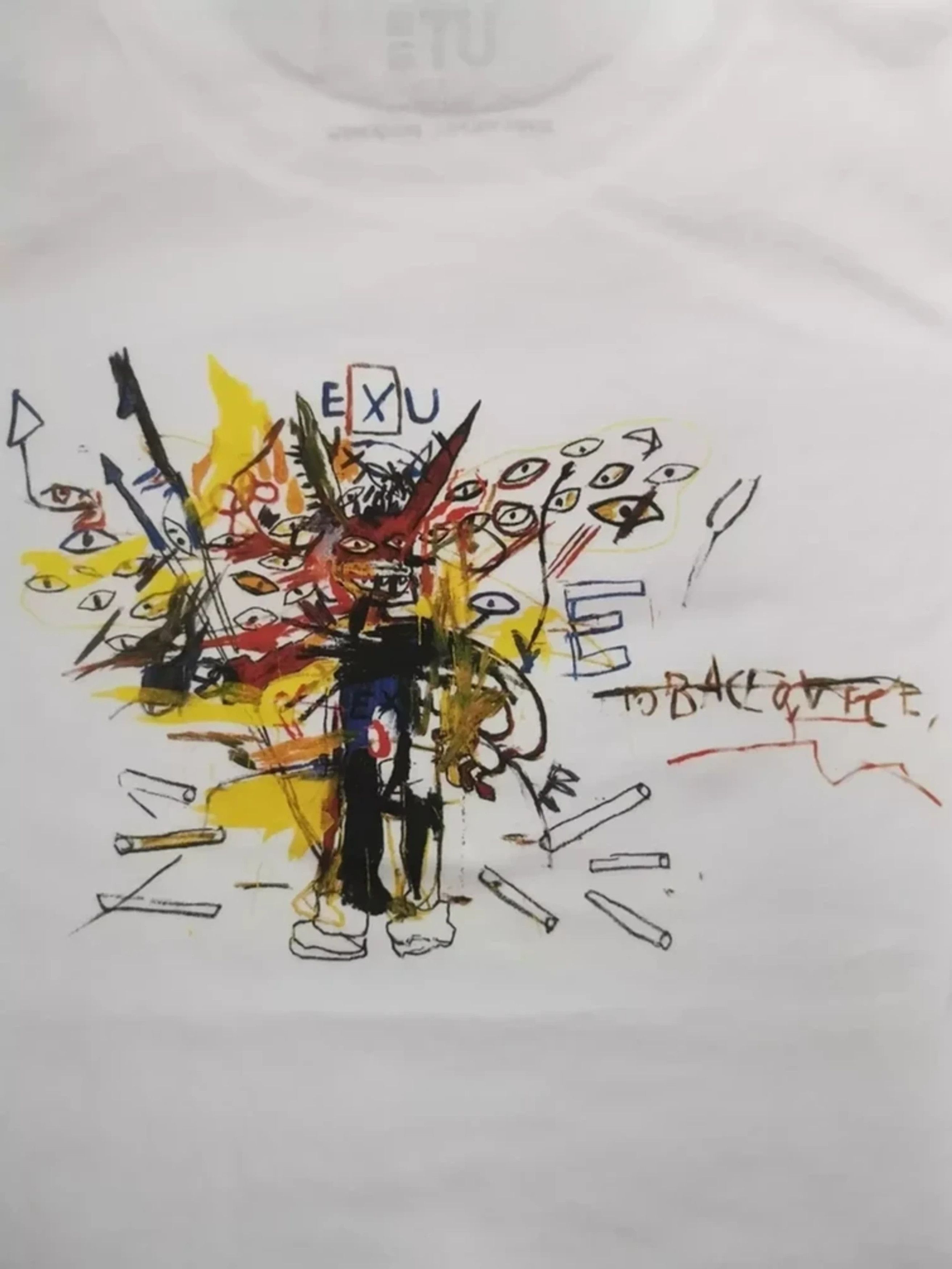 Jean-Michel Basquiat Jean-Michel Basquiat Tee Designer Art Graffiti Deadstock Size US XS / EU 42 / 0 - 1 Thumbnail