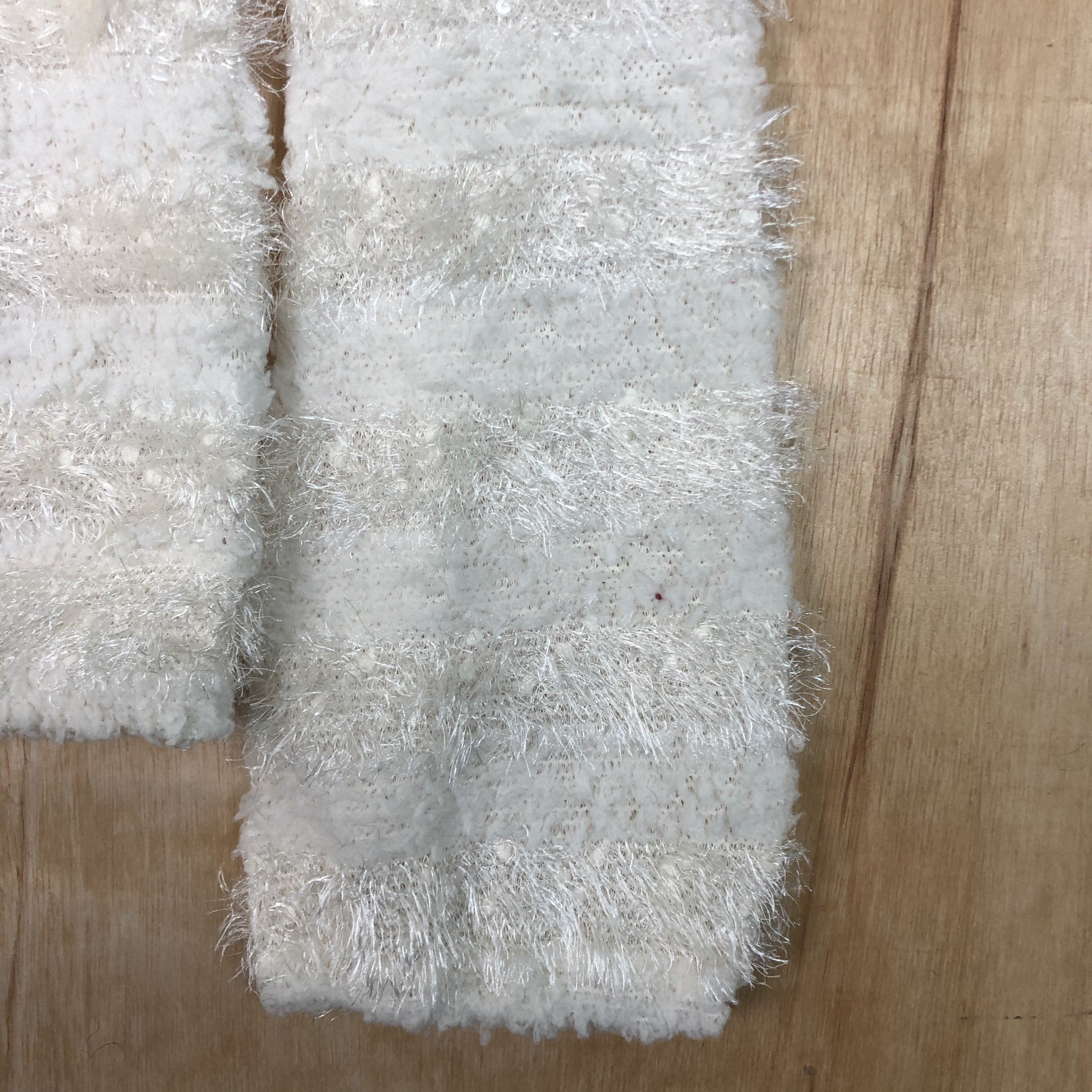 Homespun Knitwear DLL Ank Rouge stripe Mohair fur shaggy Knitwear #c053 Size S / US 4 / IT 40 - 3 Thumbnail