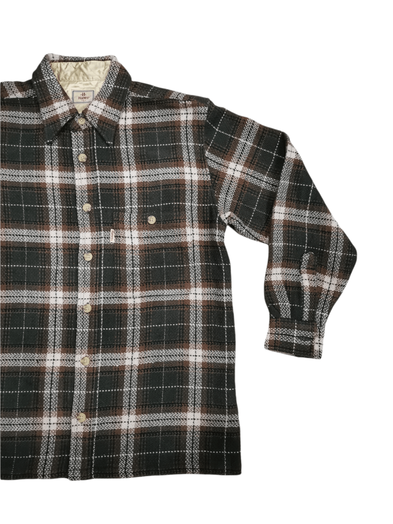 Hanes × Vintage 🔥Vintage🔥Hanes Flannel Size US L / EU 52-54 / 3 - 4 Thumbnail