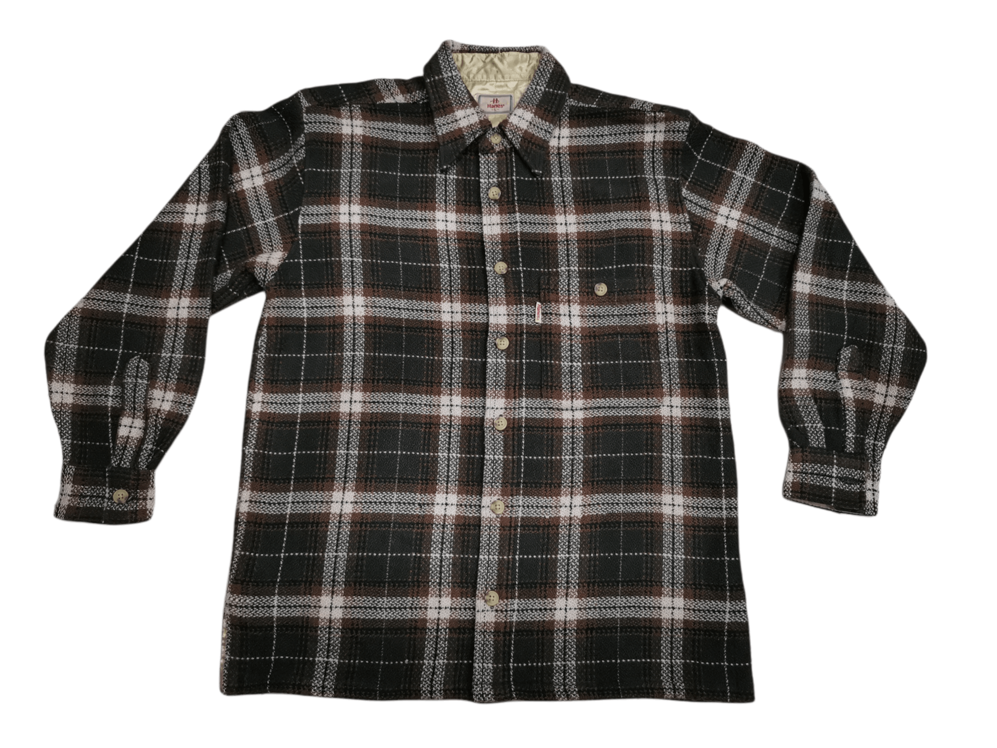 Hanes × Vintage 🔥Vintage🔥Hanes Flannel Size US L / EU 52-54 / 3 - 1 Thumbnail
