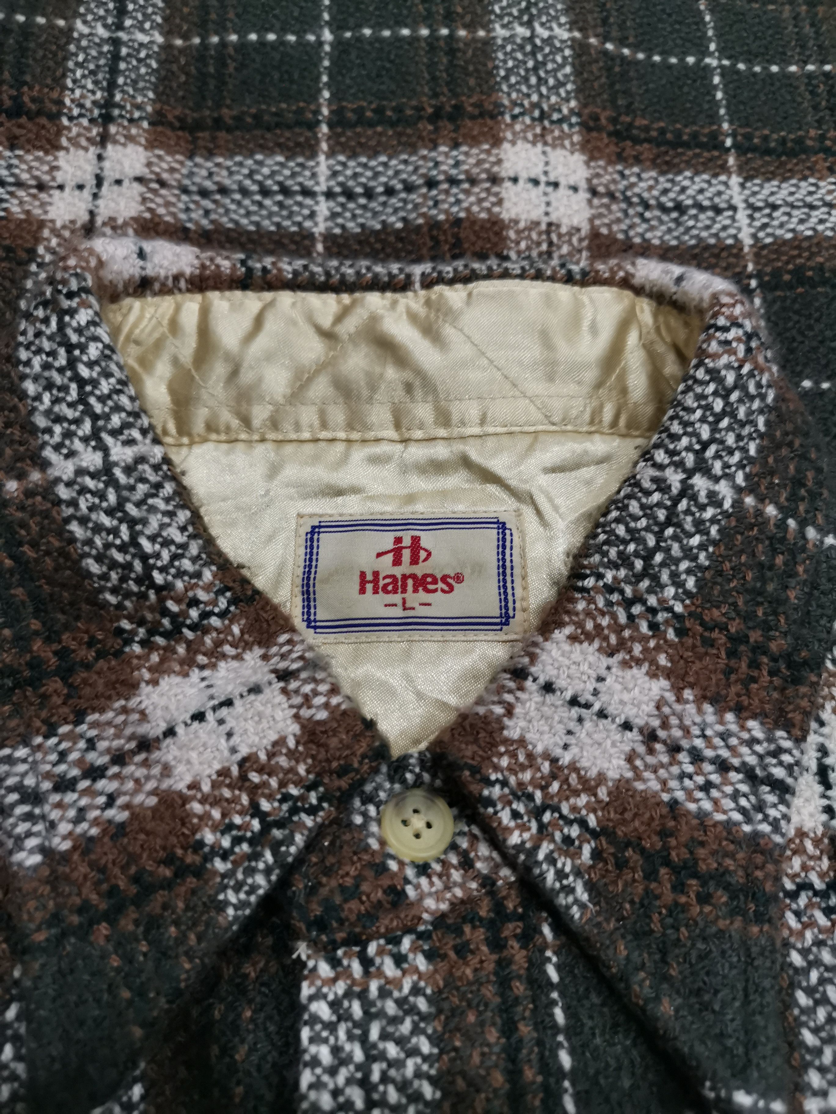 Hanes × Vintage 🔥Vintage🔥Hanes Flannel Size US L / EU 52-54 / 3 - 6 Thumbnail