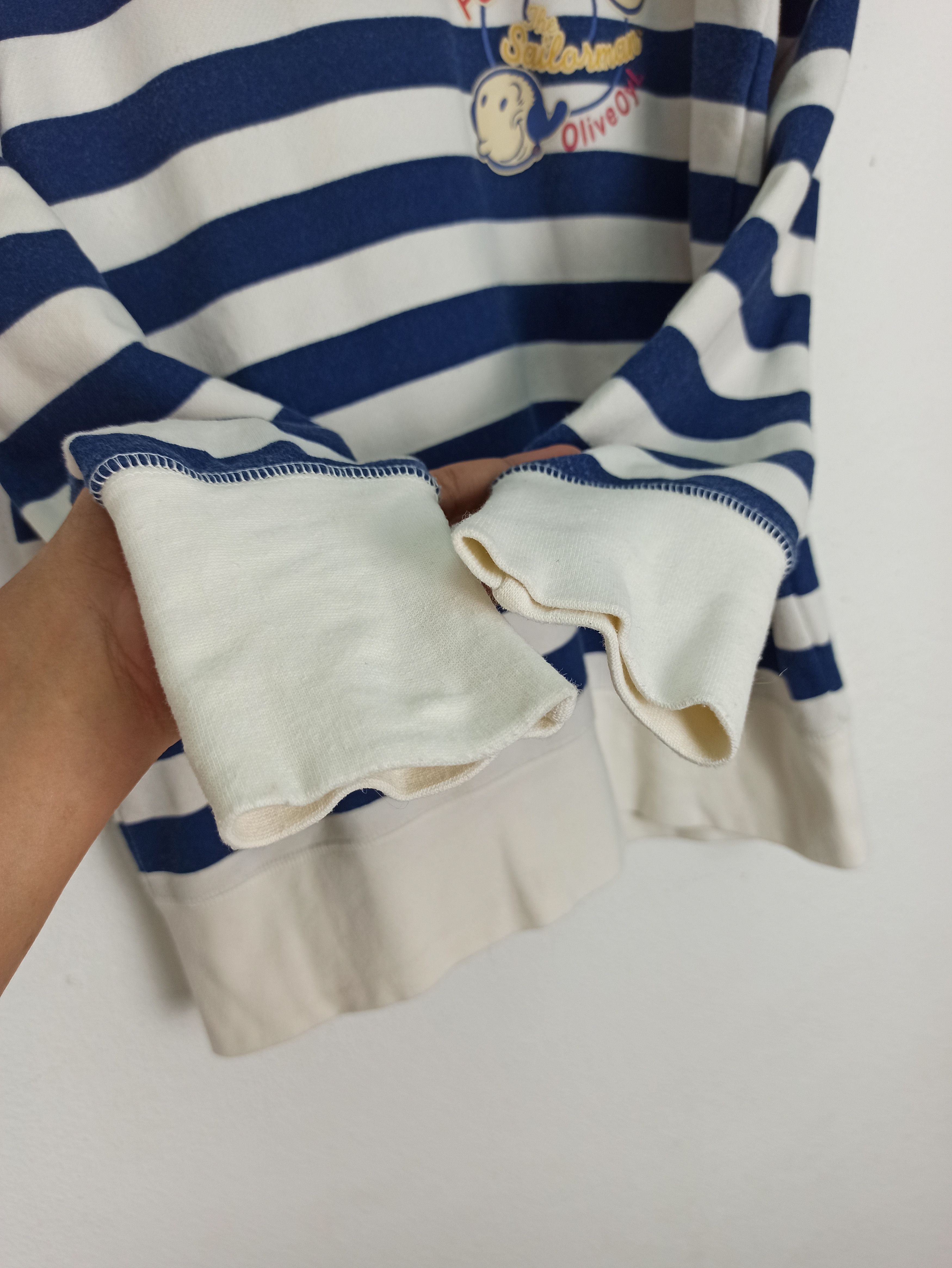 Cartoon Network × Uniqlo Uniqlo Popeye The sailorman Sweatshirts Crewneck Striped Size M / US 6-8 / IT 42-44 - 5 Thumbnail
