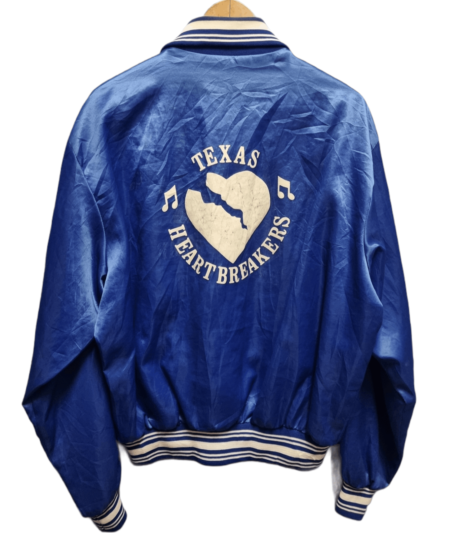 Swingster × Vintage Texas Heartbreakers Satin Jacket @ Bomber Jacket Size US L / EU 52-54 / 3 - 2 Thumbnail